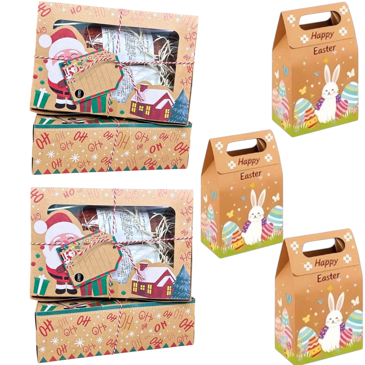 BOX PICCOLA DI PASQUA/NATALE XS Nduja 400g, Peperoncino tritato 80g,‘Nduja Spalmabile 90g, Olio EVO 100ml