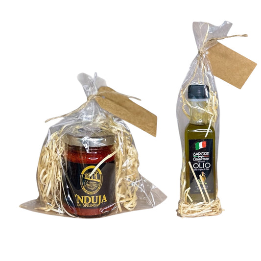 Olio EVO Italiano 100ml / ‘Nduja Spalmabile 90g