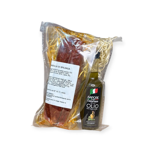 ‘Nduja di Spilinga 350g - Olio EVO Italiano 100ml