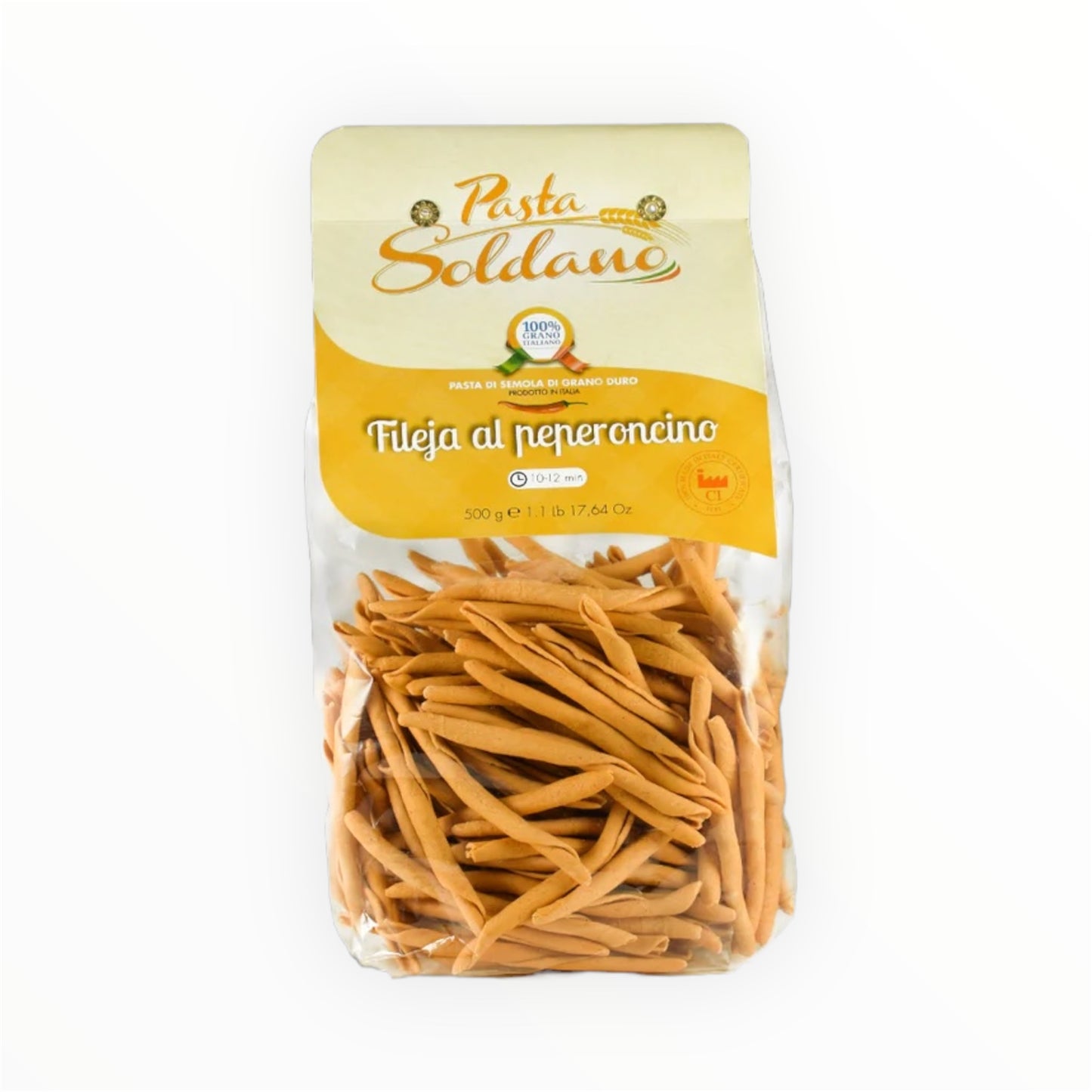 Fileja di Tropea al peperoncino - Pastificio Soldano - 500g