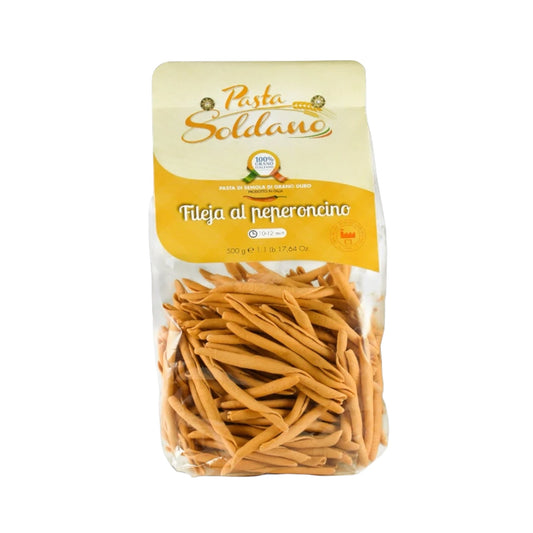 Fileja di Tropea al peperoncino - Pastificio Soldano - 500g